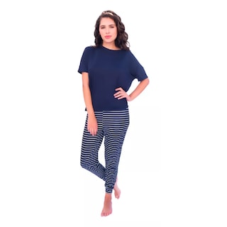 Foto 1 | Foto 1 | Pijama De Dama Para Verano I Love Shape Azul M9032a M
