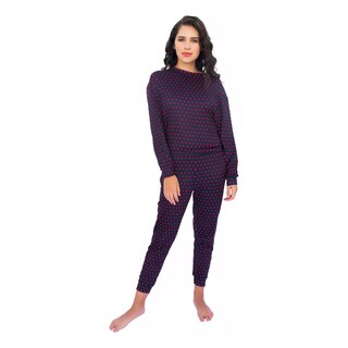 Foto 1 | Foto 1 | Pijama De Dama Para Verano I Love Shape Azul Con Rojo M9032ar Xxg