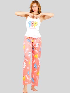 Foto 2 | Foto 2 | Set Pijama de Pantalón Y Blusa Pij-086 Estampado para Mujer