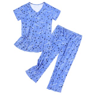 Foto 1 | Foto 1 | Conjunto De Pijama Beidou Star Para Mujer, Ropa De Dormir De 2 Piezas, Talla 2xl - Venta Internacional.