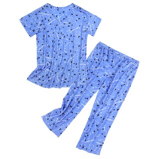 Foto 2 | Foto 2 | Conjunto De Pijama Beidou Star Para Mujer, Ropa De Dormir De 2 Piezas, Talla 2xl - Venta Internacional.