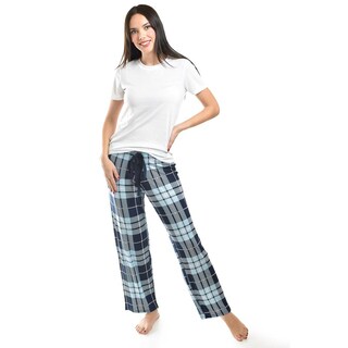 Foto 5 | Foto 5 | Set Pijama 2 Piezas Roman Fashion /juvenil, 5114 (azul Cuadros) Azul