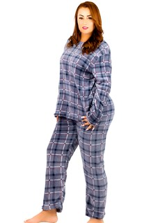 Foto 1 | Foto 1 | Pijama Afelpada Mujer Polar Pij-055-2-mje D39 Pantalón Sudadera