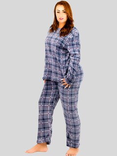 Foto 2 | Foto 2 | Pijama Afelpada Mujer Polar Pij-055-2-mje D39 Pantalón Sudadera