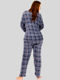 Foto 3 | Foto 3 | Pijama Afelpada Mujer Polar Pij-055-2-mje D39 Pantalón Sudadera