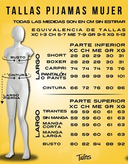 Foto 4 | Foto 4 | Pijama Para Dama Manga Larga “we All Girls Rule!” Twins