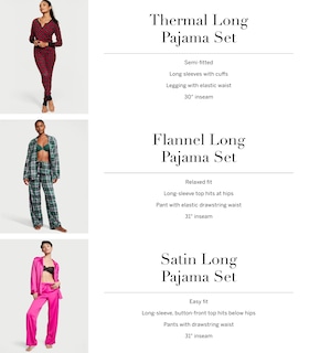 Foto 5 | Foto 5 | Conjunto De Pijama Victoria's Secret Thermal Para Mujer Pine Stripe - Venta Internacional.