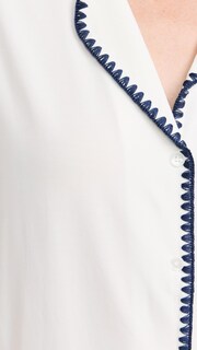 Foto 6 | Foto 6 | Conjunto De Pijama Eberjey Frida Whip Stitch De Manga Corta Para Mujer - Venta Internacional.