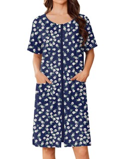 Foto 1 | Foto 1 | Albornoz Ekouaer Para Mujer, Pantalones Cortos Con Cremallera, Ligeros, Talla S-3xl, Estampado Floral - Venta Internacional.