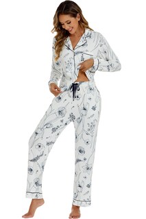 Foto 5 | Foto 5 | Conjunto de Pijama Lubot para Mujer Pijama de Viscosa de Bambú 2 Piezas - Venta Internacional