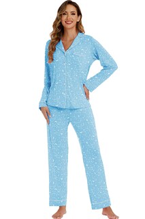 Foto 4 | Foto 4 | Pijama Lubot para Mujer Viscosa Bambú Star Moon - Venta Internacional
