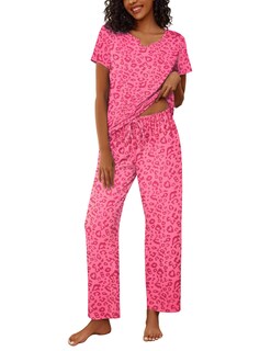 Foto 1 | Foto 1 | Conjunto De Pijama Ekouaer Para Mujer, Manga Corta, Pantalones Largos, Xxl - Venta Internacional.