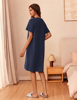 Foto 2 | Foto 2 | Albornoz Ekouaer De Punto Gofrado Con Cremallera, Manga Corta, Para Mujer - Venta Internacional.