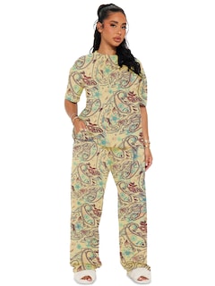 Foto 1 | Foto 1 | Pijama Mujer Conjunto Elegante Camisa Pantalon Shendy Vendy Beige