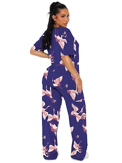 Foto 3 | Foto 3 | Pijama Mujer Conjunto Elegante Camisa Pantalon Shendy Vendy Azul Oscuro