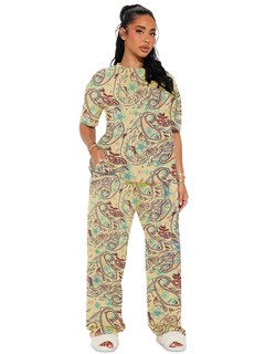 Foto 1 | Foto 1 | Pijama Mujer Conjunto Elegante Camisa Pantalon Shendy Vendy Beige