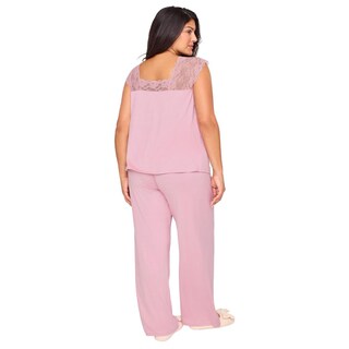 Foto 4 | Foto 4 | Pijama Ilusión con Encaje Rosa