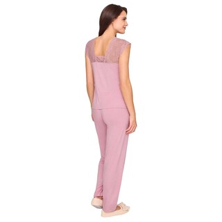 Foto 6 | Foto 6 | Pijama Ilusión con Encaje Rosa