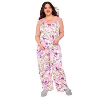 Foto 2 | Foto 2 | Pijama Ilusión con Encaje y Pretina Elástica