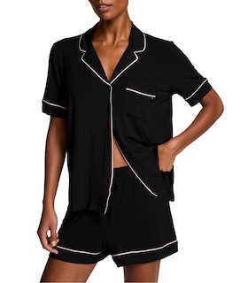 Foto 1 | Foto 1 | Conjunto De Pijama Victoria's Secret Modal Para Mujer Negro Talla M - Venta Internacional.