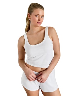 Foto 1 | Foto 1 | Ropa De Dormir Florence By Mills Classic Tank Para Mujer, Color Blanco Xxl - Venta Internacional.