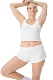 Foto 4 | Foto 4 | Ropa De Dormir Florence By Mills Classic Tank Para Mujer, Color Blanco Xxl - Venta Internacional.