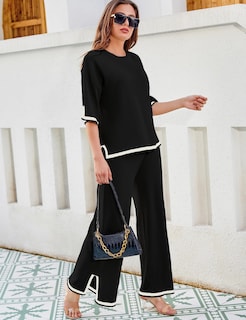 Foto 2 | Foto 2 | Conjuntos De Suéteres Tanming De 2 Piezas Para Mujer (negro-m) - Venta Internacional.