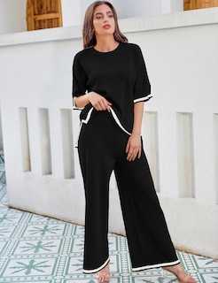 Foto 4 | Foto 4 | Conjuntos De Suéteres Tanming De 2 Piezas Para Mujer (negro-m) - Venta Internacional.
