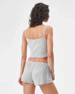 Foto 5 | Foto 5 | Camiseta Sin Mangas Florence De Mills Cozy Crush Sweet Pointelle Grey - Venta Internacional.