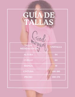 Foto 8 | Foto 8 | Set De 2 Camisones Para Dormir Mujer Pijama Aesthetic Batas Pij-08-2 D49 Y D50 Dama Bluson