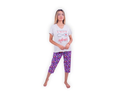 Foto 3 | Foto 3 | Conjunto De Pijama Capri Para Mujer Marca Twins