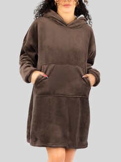 Foto 7 | Foto 7 | Set De 2 Camisones Para Dormir Mujer Pijama Aborregada Batas Dama Pij-087-px2 Variedad De Colores Blusón Maxi Sudadera