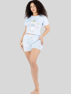 Foto 4 | Foto 4 | Set Pijama 3 Piezas Mujer Verano Pij-096 D8 Bata Top Y Short