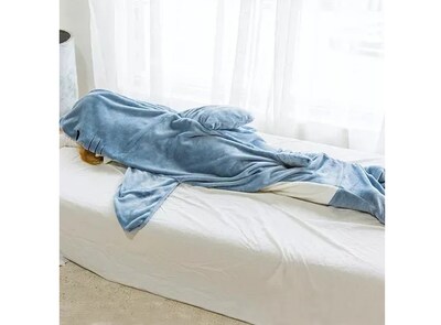 Foto 5 | Foto 5 | Xtellar Manta-pijama Con Capucha De Tiburón, Ideal Para Adultos Y Niños
