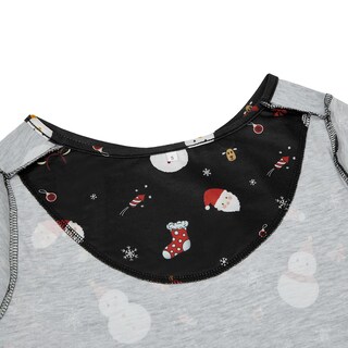 Foto 5 | Foto 5 | Camisa De Dormir Navideña De Algodón Para Mujer Nightgown Zando, Color Negro, Xl - Venta Internacional.
