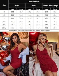 Foto 5 | Foto 5 | Camisón Ekouaer Para Mujer, 2 Unidades, Espalda Cruzada, Cuello En V, Talla Grande - Venta Internacional.