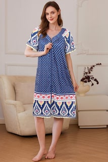 Foto 2 | Foto 2 | Camisón Robe Ekouaer para Mujer Azul Marino - Venta Internacional