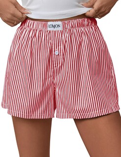 Foto 1 | Foto 1 | Pantalones Cortos Tipo Bóxer Lomon Para Mujer, Estilo Pijama Casual De Verano - Venta Internacional.