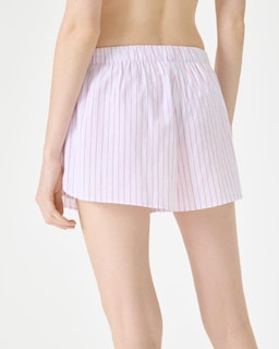 Foto 2 | Foto 2 | Pantalones Cortos Sleep Boxer Florence By Mills Para Mujer, Color Blanco Y Rosa Xxs - Venta Internacional.