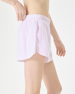 Foto 3 | Foto 3 | Pantalones Cortos Sleep Boxer Florence By Mills Para Mujer, Color Blanco Y Rosa Xxs - Venta Internacional.
