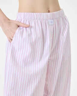 Foto 4 | Foto 4 | Pantalón Para Dormir Florence By Mills Para Mujer, Blanco Y Rosa A Rayas - Venta Internacional.