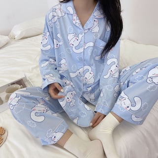 Foto 6 | Foto 6 | Pijama Roku Con Estampado De Anime Cinnamoroll Dog Para El Verano De 2023 - Venta Internacional.
