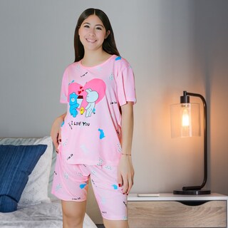 Foto 3 | Foto 3 | Pijama De Short Y Playera Para Mujer Pij-051-2 Diseño Unico Ropa De Dormir Aesthetic