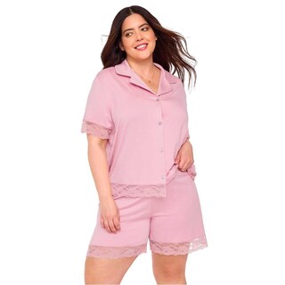 Foto 2 | Foto 2 | Pijama Ilusión 77162 Rosa para Mujer