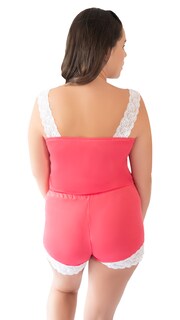 Foto 4 | Foto 4 | Monopijama Con Tirantes De Encaje Coral I Love Shape M9021 T G