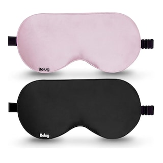 Foto 1 | Foto 1 | 2 Máscara Antifaces Dormir Belug Negro Rosa