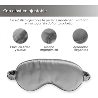 Foto 5 | Foto 5 | Deppiani Antifaz Para Dormir Gris