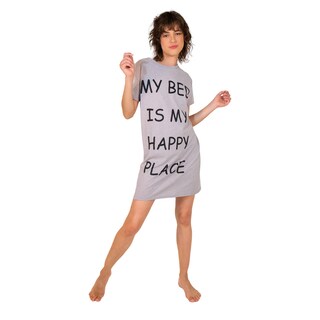Foto 3 | Foto 3 | Camisón I Love Shape M9036 de Algodón con Estampado Gris