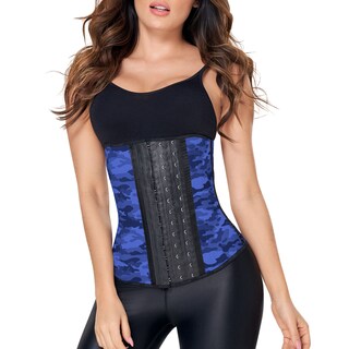 Foto 3 | Foto 3 | Cinturilla Deportiva Larga 3 Broches Látex Mujer Color Azul