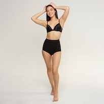 Panties Control de Abdomen Aylon 302 Negro